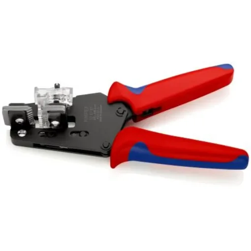 Knipex 12 12 02 Series Precision Insulation Stripper, 0.03mm Min, 2.08mm Max, 195 mm Overall product image