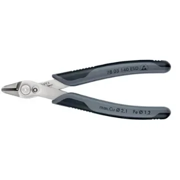 Knipex Super Knips® ESD Safe Precision Diagonal Cutter - 78 03 140 ESD product image