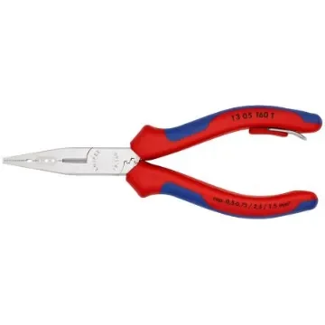 Knipex Combination Pliers, 160 mm Overall, Straight Tip - 13 05 160 T product image