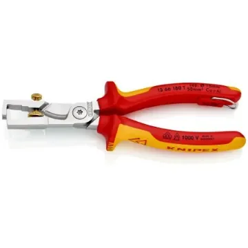 Knipex 13 66 180 T Series Cable cutters and wire strippers, 0.1 mm² Min, 10 mm² Max, 180 mm Overall product image