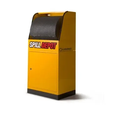 Lubetech Polyester Powder Coated Steel Spill Depot 2-Part Modular Cabinet & Dispensing Unit for Industrial Storage - DEPOT-4 product image