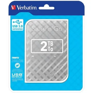 Verbatim Store 'n' Go 2 TB External Portable Hard Drive - 1367749 product image