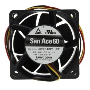 Sanyo Denki San Ace 9GV Series Axial Fan, 48 V dc, DC Operation, 129m³/h, 24W, 500mA Max, 60 x 60 x 38mm - 9GV0648P1H031 product image