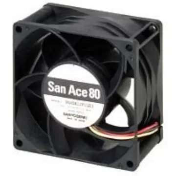 Sanyo Denki San Ace 9GV Series Axial Fan, 12 V dc, DC Operation, 222m³/h, 36W, 3A Max, 80 x 80 x 38mm - 9GV0812P1H03 product image