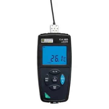 Chauvin Arnoux CA 1823 Wired Digital Thermometer for Multipurpose Use, PT100, PT1000 Probe, 1 Input(s), +400 (PT100) - P01654823 product image