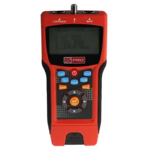 RS PRO Cable Tester Cat 5e, Cat 6, Cat 6a, Coaxial, LAN, STP, UTP - 1368577 product image