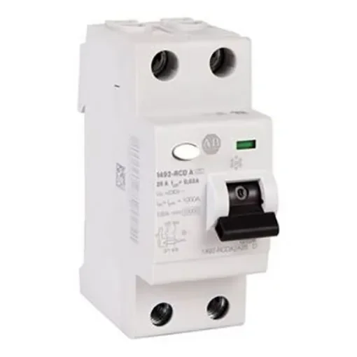 Allen Bradley 1492-RCDA RCD, 40A, 1+N Pole, 30mA, Type A - 1492-RCDA2A40 product image