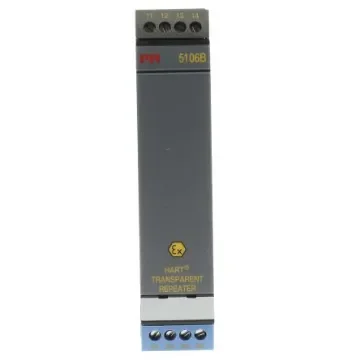 PR Electronics 1 Channel Galvanic Barrier, Hart Transparent Repeater, ATEX, IECEx - 5106BBA product image
