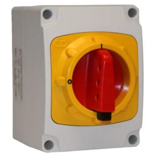 Craig & Derricott 3P+N Pole Isolator Switch - 32A Maximum Current, 15kW Power Rating, IP66 - SDDG323N product image