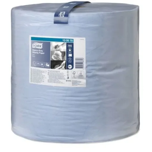 Tork Rolled Blue Paper Towel, 340 m x 369mm, 2-Ply, 1000 Sheets - 130070 product image
