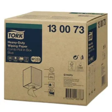 Tork Rolled Blue Paper Towel, 170 m x 258mm, 2-Ply, 500 Sheets - 130073 product image
