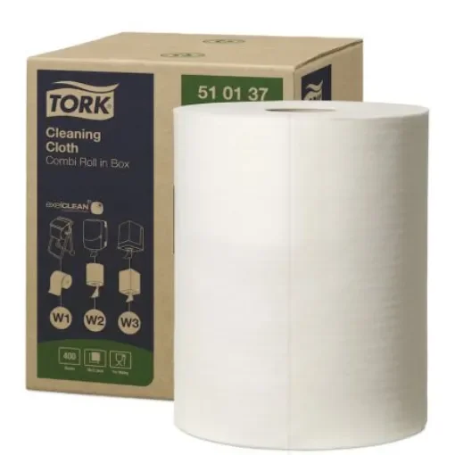 Tork Dry Multi-Purpose Wipes, Centrefeed of 1, 152 m x 320mm - 510137 product image