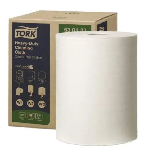Tork Dry Industrial Wipes, Roll of 1, 106.4 m x 320mm - 530137 product image