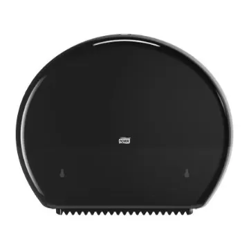 Tork Black Plastic Toilet Roll Dispenser, 133mm x 360mm x 437mm - 554008 product image