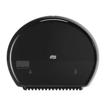 Tork Black Plastic Toilet Roll Dispenser, 132mm x 275mm x 345mm - 555008 product image