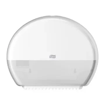 Tork White Plastic Toilet Roll Dispenser, 139mm x 284mm x 352mm - 555000 product image