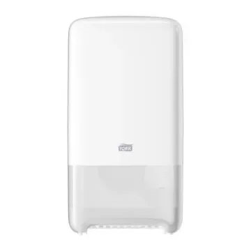 Tork White Plastic Toilet Roll Dispenser, 140mm x 344mm x 184mm - 557500 product image
