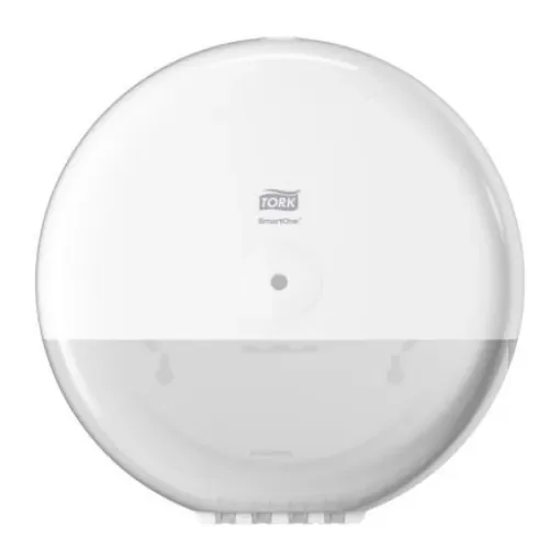 Tork White Plastic Toilet Roll Dispenser, 156mm x 269mm x 269mm - 680000 product image