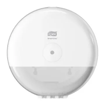 Tork White Plastic Toilet Roll Dispenser, 156mm x 219mm x 219mm - 681000 product image