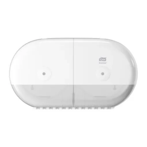 Tork White Plastic Toilet Roll Dispenser, 156mm x 221mm x 398mm - 682000 product image