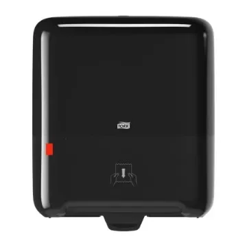 Tork Plastic Black Wall Mounting Paper Towel Dispenser, 203mm x 372mm x 337mm - 551008 product image
