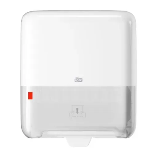 Tork Plastic White Wall Mounting Paper Towel Dispenser, 209mm x 417mm x 340mm - 551000 product image