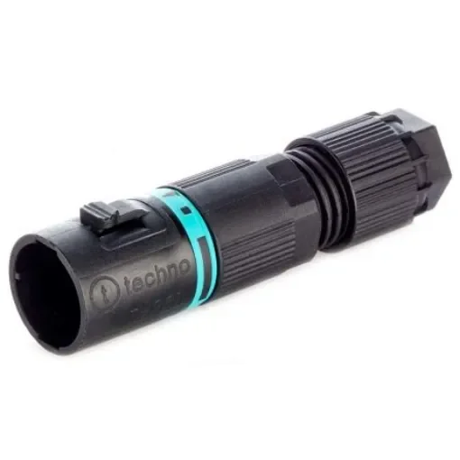 RS PRO Tee Plug, 2-Pole, Male, 1-Way, Cable Mount, 10A, IP68 - 1369893 product image