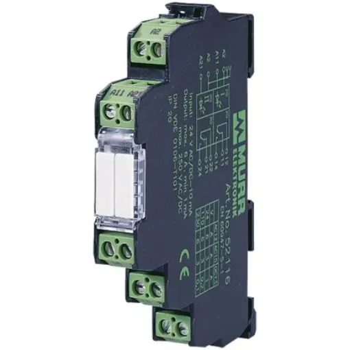 Murrelektronik Limited Interface Relay, DIN Rail Mount, 24V dc Coil, DPDT, 2-Pole, 6A Load - 52103 product image