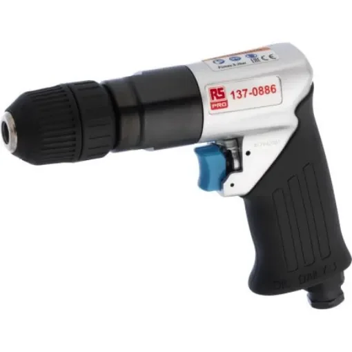 RS PRO Air Drill 10mm 1/4in Air Inlet (BSP) , 1800 r/min - 1370886 product image