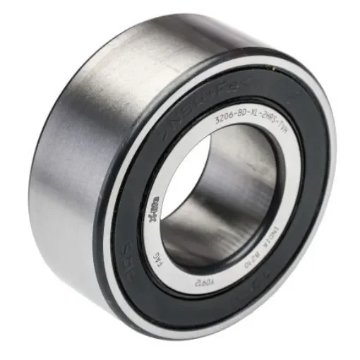 FAG 3206-BD-XL-2HRS-TVH Double Row Angular Contact Ball Bearing- Both Sides Sealed 30mm I.D, 62mm O.D product image