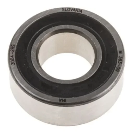 INA 3004-2RS Double Row Angular Contact Ball Bearing- Both Sides Sealed 20mm I.D, 42mm O.D product image