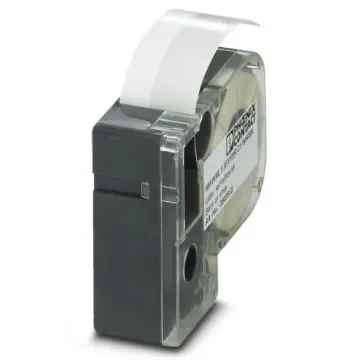 Phoenix Contact MM-WML 5 (EX10)R C1 WH/BK Adhesive Cable Marker, White, 5mm Cable, for , for THERMOMARK, 0803932 product image