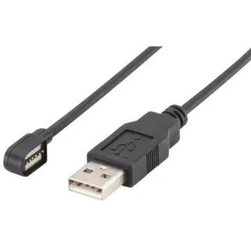 Rosenberger USB 2.0, Male USB A to Female Magnetic Rectangular, 1.5m - L99-029-1500 product image