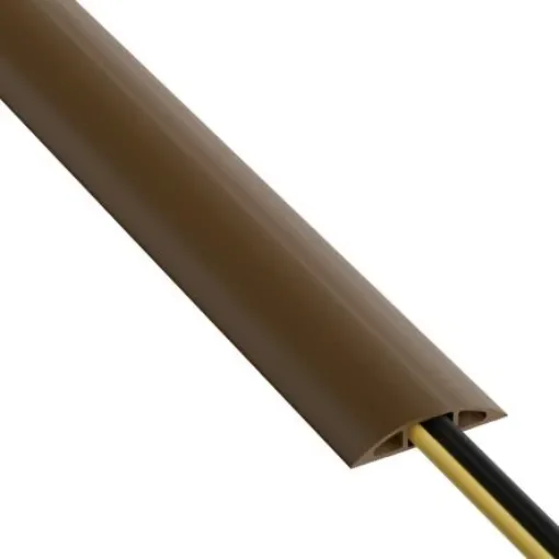 RS PRO 9m Brown Cable Cover in PVC, 17mm Inside dia. - 137631 product image
