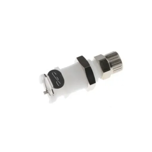 Colder Products Hose Connector, Straight Threaded Coupling, PTF 3/8in 1/4in ID, 8.3 bar - PLCD12006 product image