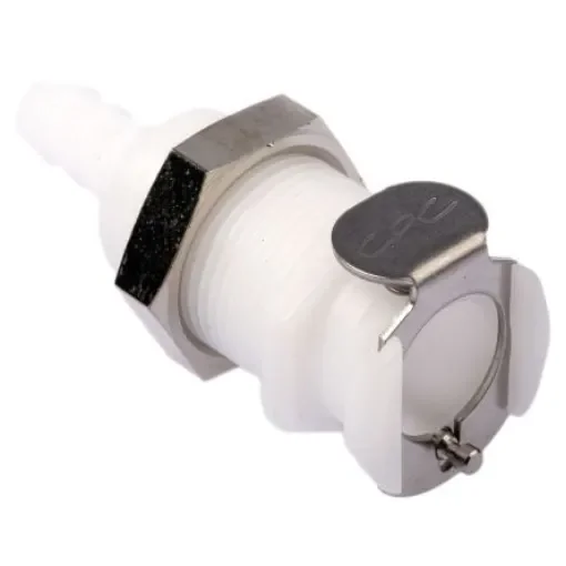 Colder Products Hose Connector, Straight Hose Tail Coupling 1/4in ID, 8.3 bar - PLCD16004 product image