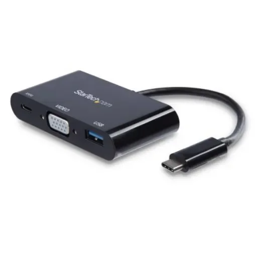 StarTech.com USB-C Docking Station with VGA - 1 x USB ports, USB A, USB C - CDP2VGAUACP product image