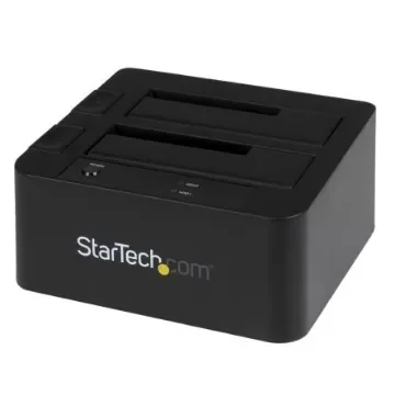 StarTech.com eSATA, USB 3.0 Hard Drive Docking Station for 2 Drives SATA Hard Drive 2.5 x 3.5in - SDOCK2U33EB product image