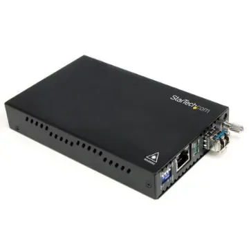 StarTech.com LC, RJ45 Media Converter, Multi Mode, 1000 Mbps, Half/Full Duplex 550m - ET91000LC2 product image
