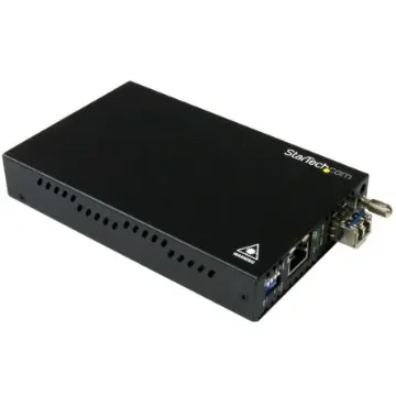 StarTech.com LC, RJ45 Media Converter, Single Mode, 10/100/1000Mbit/s, Half/Full Duplex 10km - ET91000SM10 product image