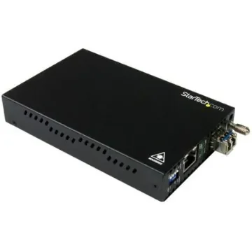 StarTech.com LC, RJ45 Media Converter, Single Mode, 10/100/1000Mbit/s, Half/Full Duplex 20km - ET91000SM20 product image