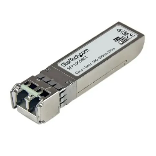 StarTech.com Cisco Compatible LC Multi Mode Transceiver Module, Full Duplex - SFP10GSRST product image