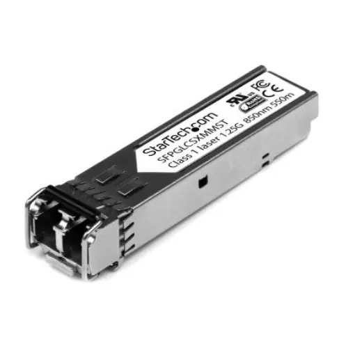 StarTech.com Cisco Compatible LC Multi Mode Transceiver Module, Half/Full Duplex - SFPGLCSXMMST product image