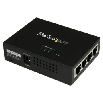 StarTech.com RJ45 Ethernet Switch, 10/100/1000Mbit/s, Full Duplex - POEINJ4G product image