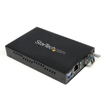 StarTech.com LC, RJ45 Media Converter, Single Mode, 10/100/1000Mbit/s, Half/Full Duplex 40km - ET1000S40LC2 product image