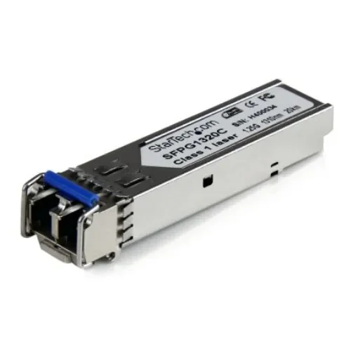 StarTech.com Cisco Compatible LC Single Mode Transceiver Module, Half/Full Duplex - SFPG1320C product image