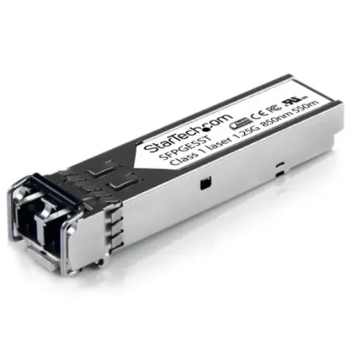 StarTech.com Cisco Compatible LC Multi Mode Transceiver Module, Half/Full Duplex - SFPGESST product image