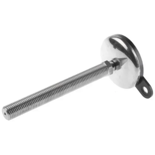 Nu-Tech Engineering M24 Stainless Steel Adjustable Foot, 1000kg Static Load Capacity 3.5° Tilt Angle - A205/014 product image