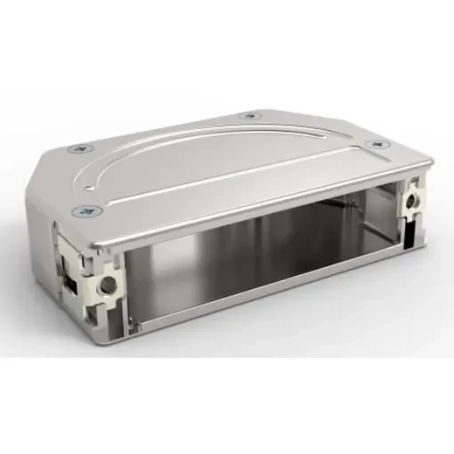 TE Connectivity Zinc Angled D Sub Backshell, 50, 78 Way - 1-2308338-1 product image