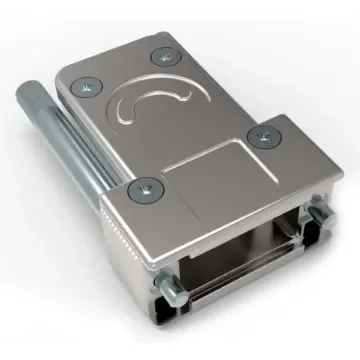 TE Connectivity Die Cast Zinc Angled D Sub Backshell, 9, 15 Way - 1-2308340-6 product image